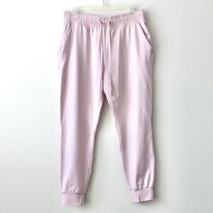All in Motion Light Pink Drawstring Adjustable Joggers Pants Pockets Medium